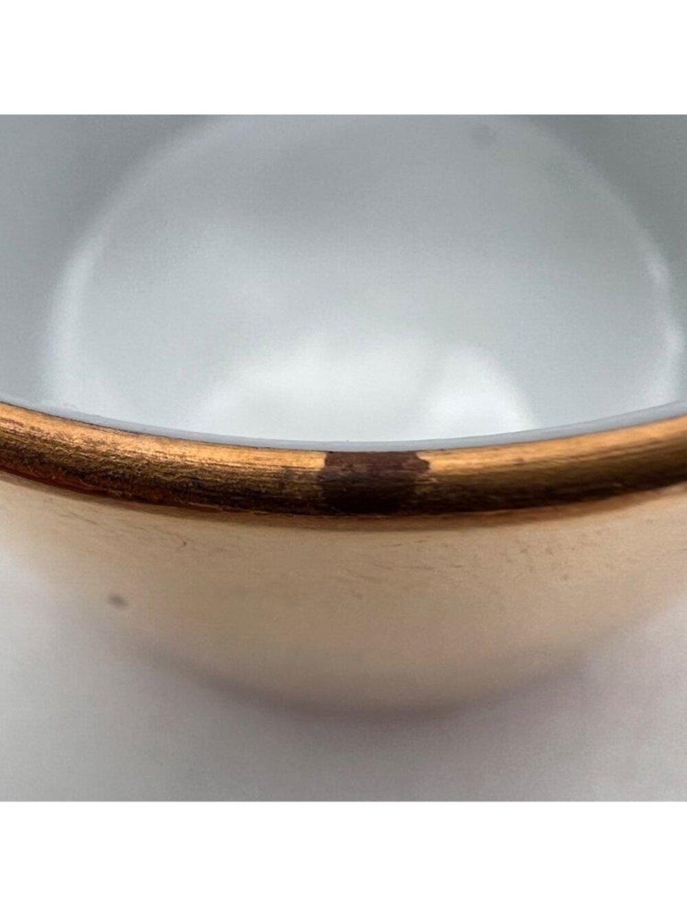 Vintage Fitz & Floyd FF Japan Gold Porcelain Espresso Tea Cup & Saucer Set Of 2 - Picture 7 of 13